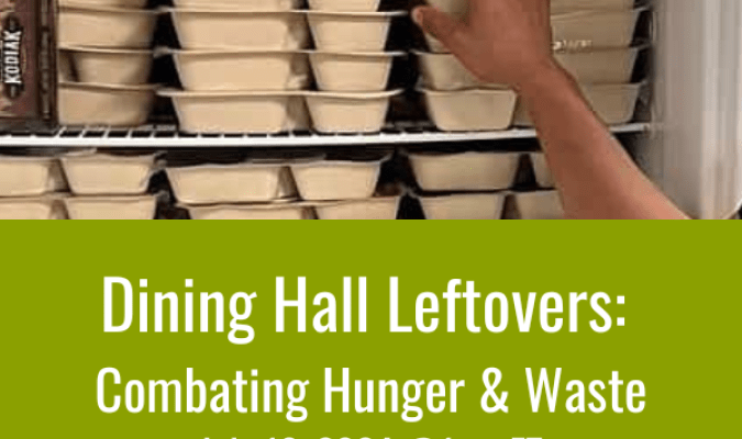 Food for Free and Harvard University Dining Services join FINE for this webinar about how they're transforming dining hall leftovers into meals for the food pantry.