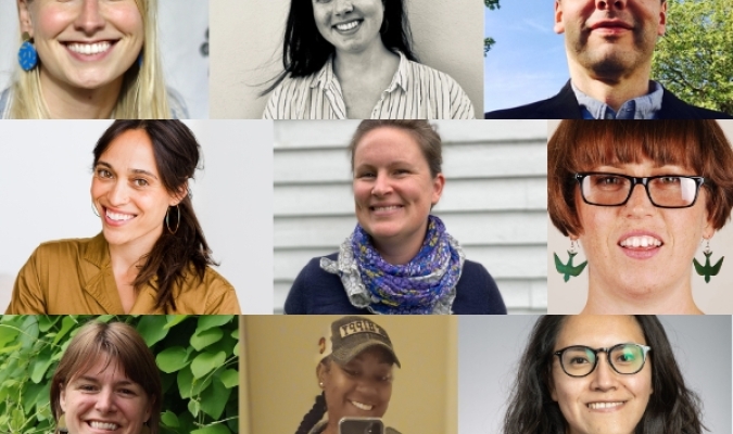 Mosaic of faces of the Summit Steering Committee